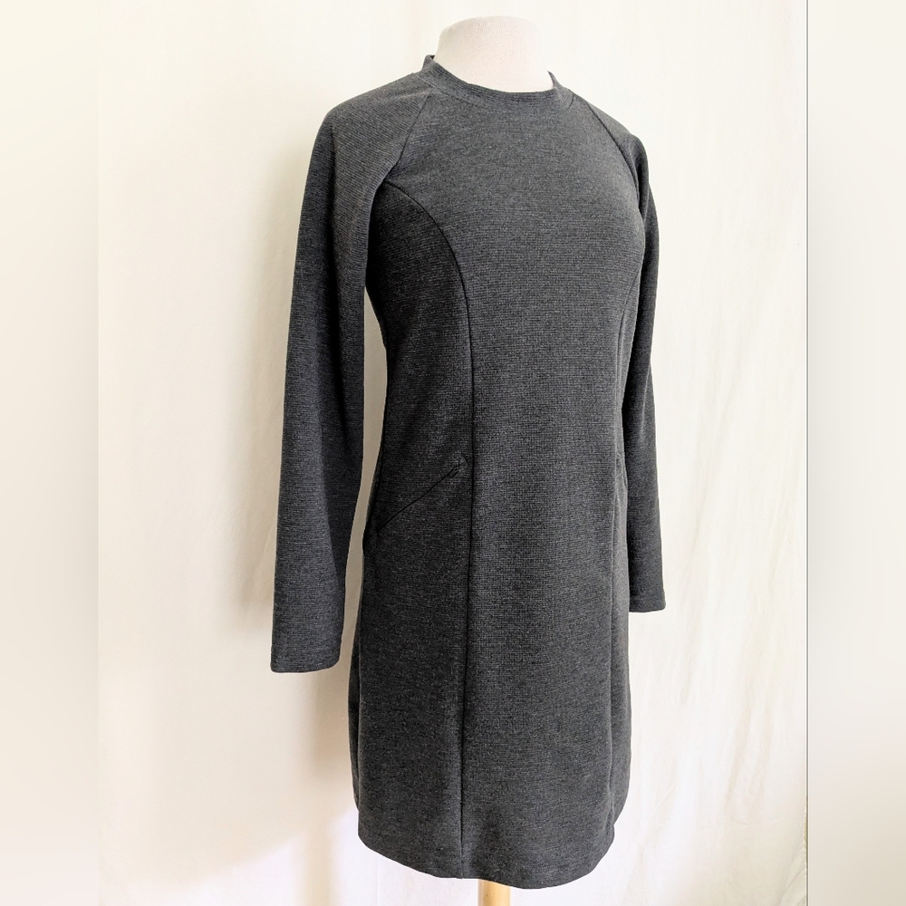 Columbia ‘Silverhurst Ottoman’ Stretch Long Sleeve Pewter Grey Dress Small